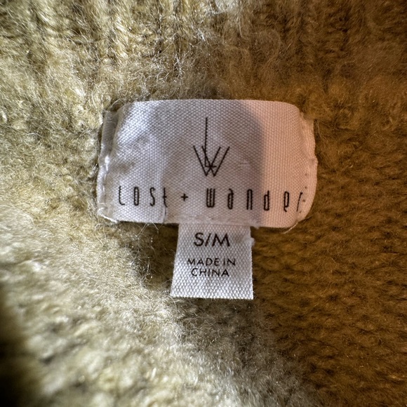 Lost + Wander Mustard Ruffle Sweater - Picture 5 of 7